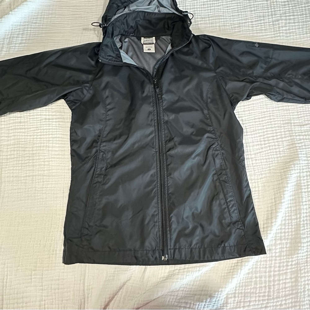 Columbia Women's Windbreaker Jacket Black Size Small